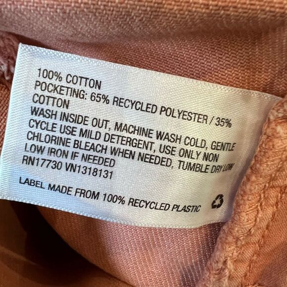 Wild Fable Highest Rise Bermuda Jean Shorts Orange denim Size 10/30 (NWT) - Picture 11 of 16